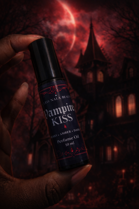 Vampire Kiss Dark Feminine Perfume Oil – Raspberry Amber Musk (10mL)